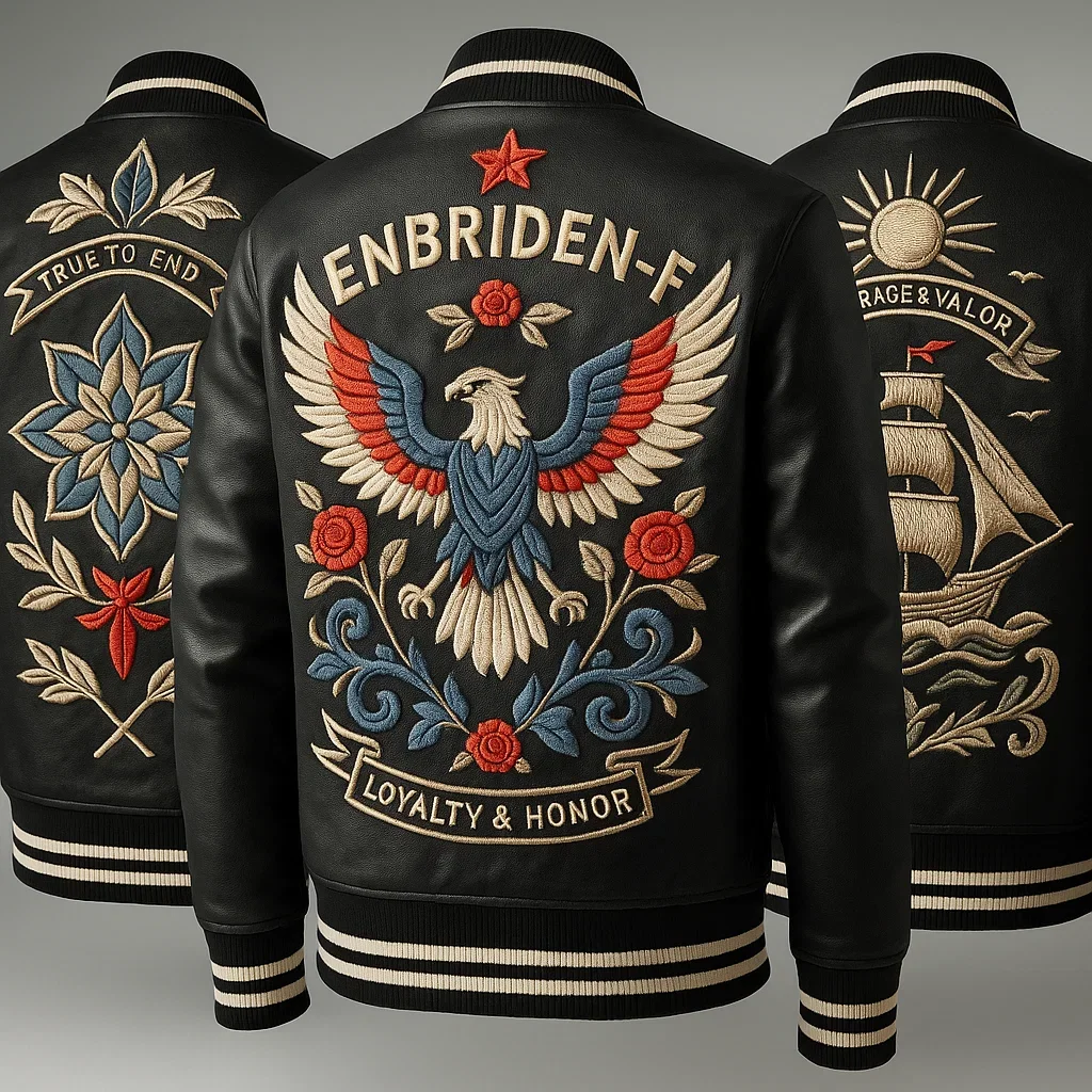 Jacket Back Embroidery Digitizing