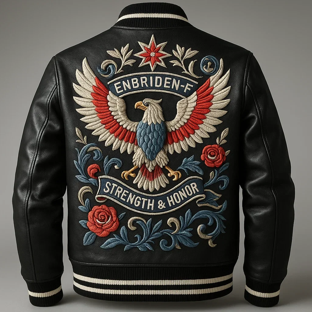 Jacket Back Embroidery Digitizing1