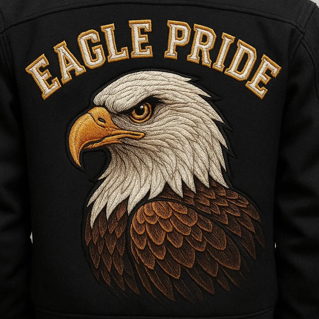 Jacket Back Embroidery Digitizing3