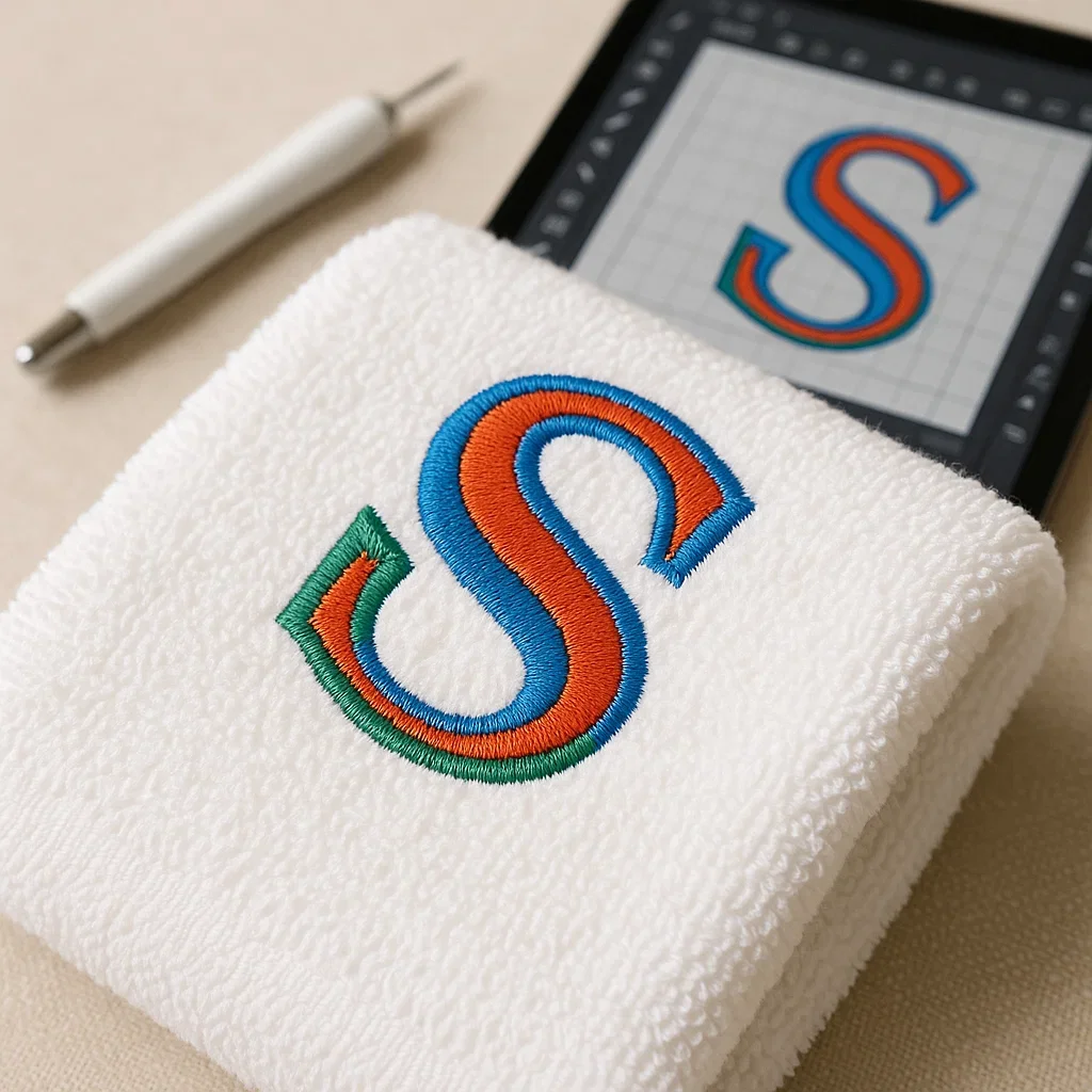 Towel Embroidery Digitizing 1