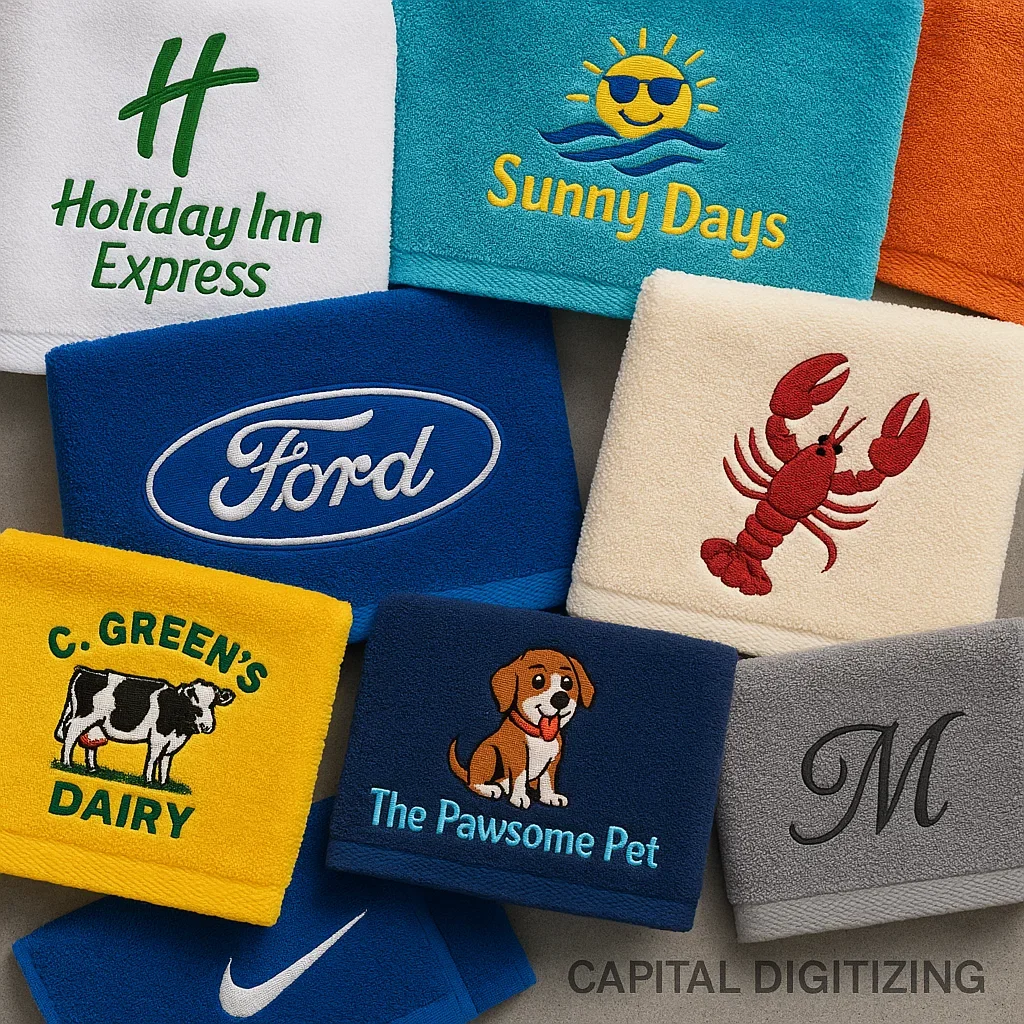 Towel Embroidery Digitizing 4