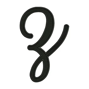 Lower Case Alphabet Z Embroidery Design (Copy)