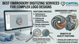 Best Embroidery Digitizing Services for Complex Logo Designs