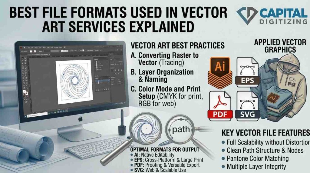 Best File Formats Used in Vector Art Services Explained