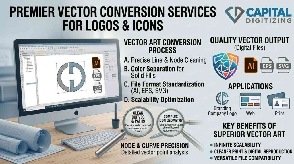 Best Vector Art Services for Logo and Icon Conversions