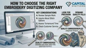 How to Choose the Right Embroidery Digitizing Company