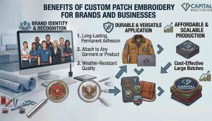 Benefits of Custom Patch Embroidery for Brands and Businesses