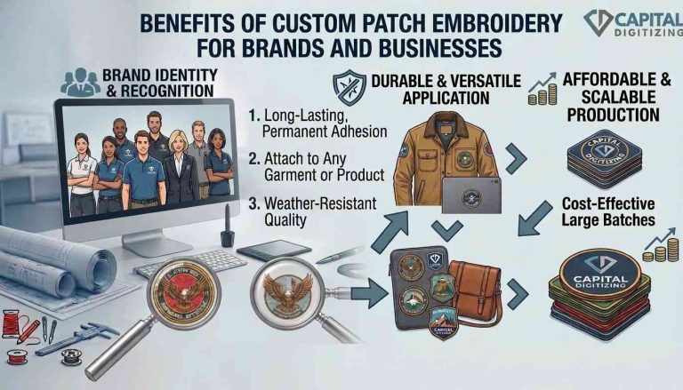Benefits of Custom Patch Embroidery for Brands and Businesses