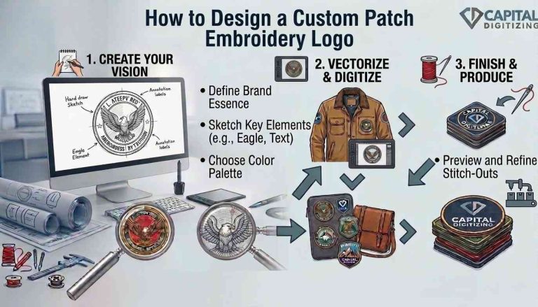 How to Design a Custom Patch Embroidery Logo