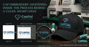 Cap Embroidery Digitizing