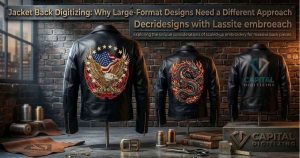 Jacket Back Capital Digitizing